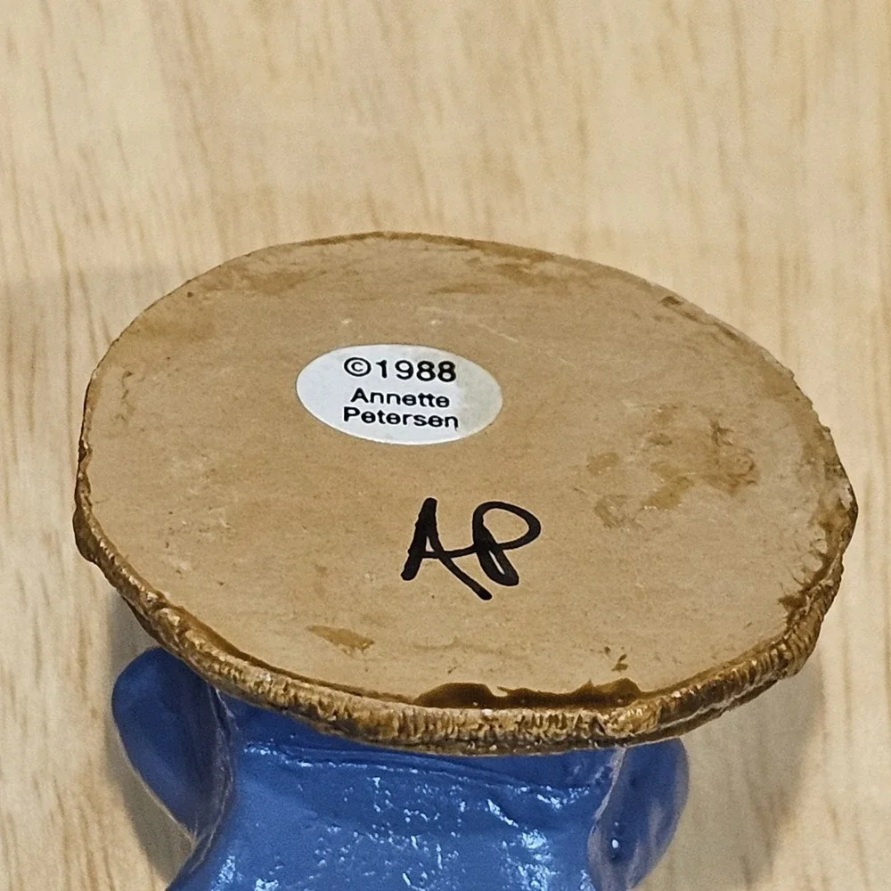 Wee Forest Folk M-159 Forty Winks - Blue Signed Annette Petersen 1988 No Box - Picture 14 of 14